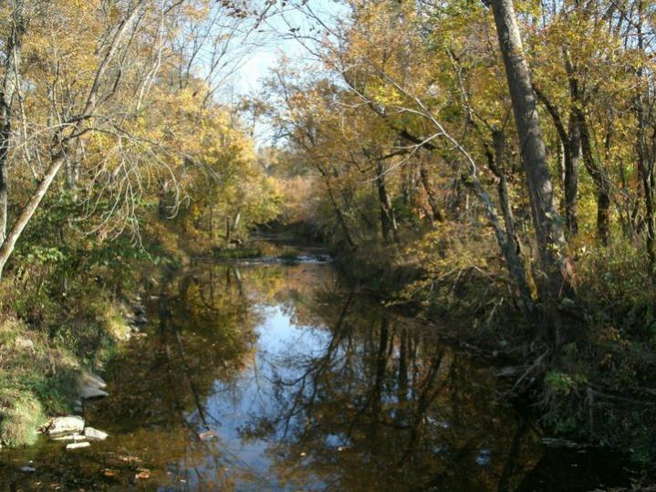 a small creek i came across when out geocaching with my son in our galaxie.