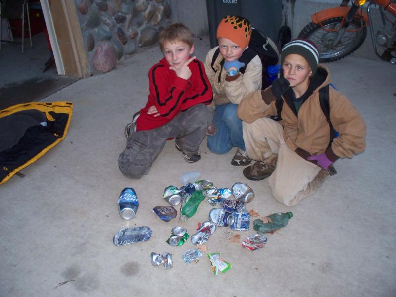 Cub scout three mile dayhike with emphasis on cleaning trails.