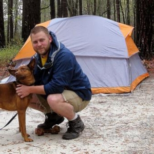 Goose Creek: Me, the dog, the tent