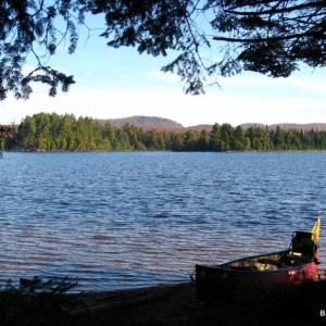 View from campsite