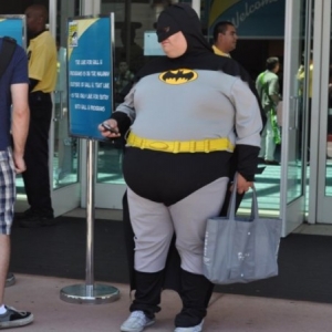 batman fat obese costume