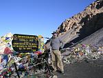 Crossing Thorong La pass in Nepal.