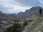 Grandpa at Titcomb Basin, Bridger Wilderness, Wyoming