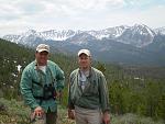 From Sawmill over the top at the head of Big Gulch, Lemhi Range, Idaho